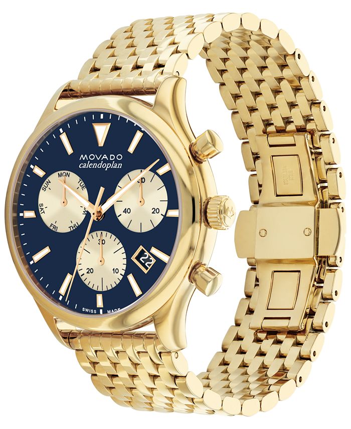 Movado Men's Heritage Yellow Ionic GoldTone Plated Steel Bracelet