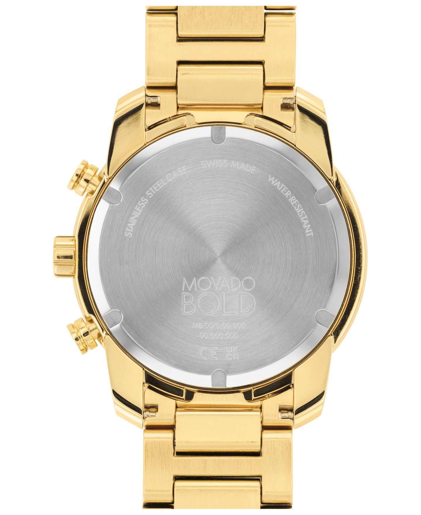 Мужские часы Movado Bold Verso Yellow Ionic Gold-Tone Plated Steel Bracelet Watch 44mm — фото 3