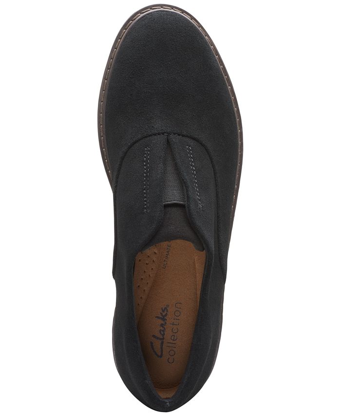 Clarks Women's Airabell Sky Slip On Flats Black Size 7.5 M