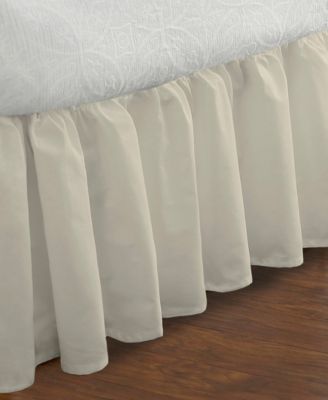 Ruffled Poplin Bed Skirt, California King