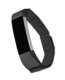  Black Stainless Steel Mesh Band Compatible with the Fitbit Alta and Fitbit Alta Hr