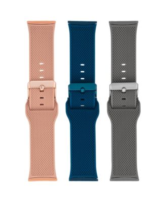 Silicone Woven Band 3-Pack designed for the Fitbit Versa, Versa 2 And Versa Lite