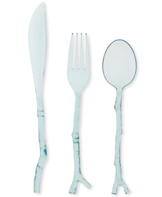 Michael Aram - MADHOUSE by  Teal Twig 12-Pc. Flatware Set, Service for 4