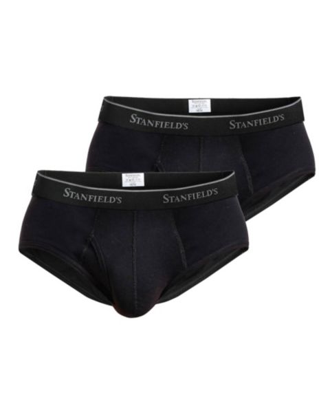 Трусы-брифы Modern для мужчин — Stanfield's, цвет: Чёрный