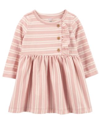 BABIES JERSEY JUMP DRESS FLAMENCO ROSE