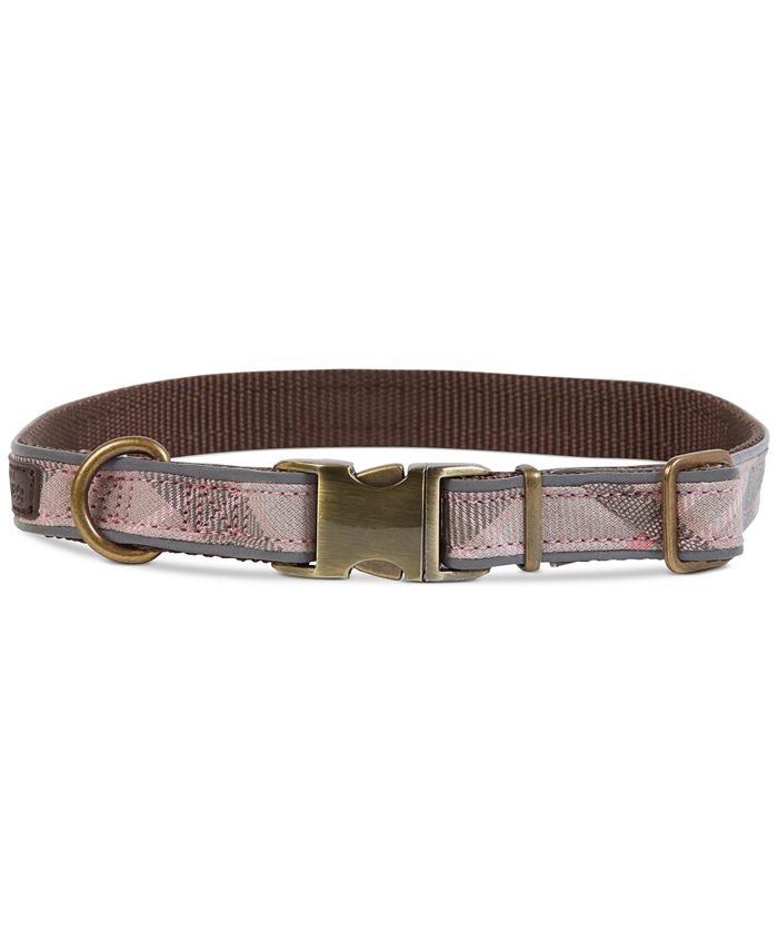 Barbour Reflective Tartan AdjustableFit Dog Collar Macy's