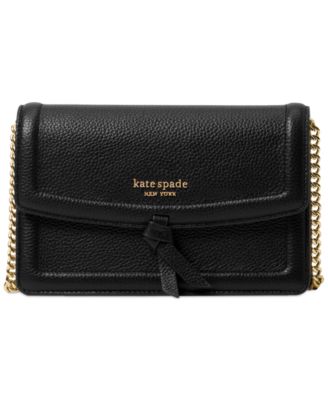 Kate Spade New York Knott Pebbled Leather Flap Crossbody Bag