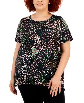 Macys alfani plus size tops online