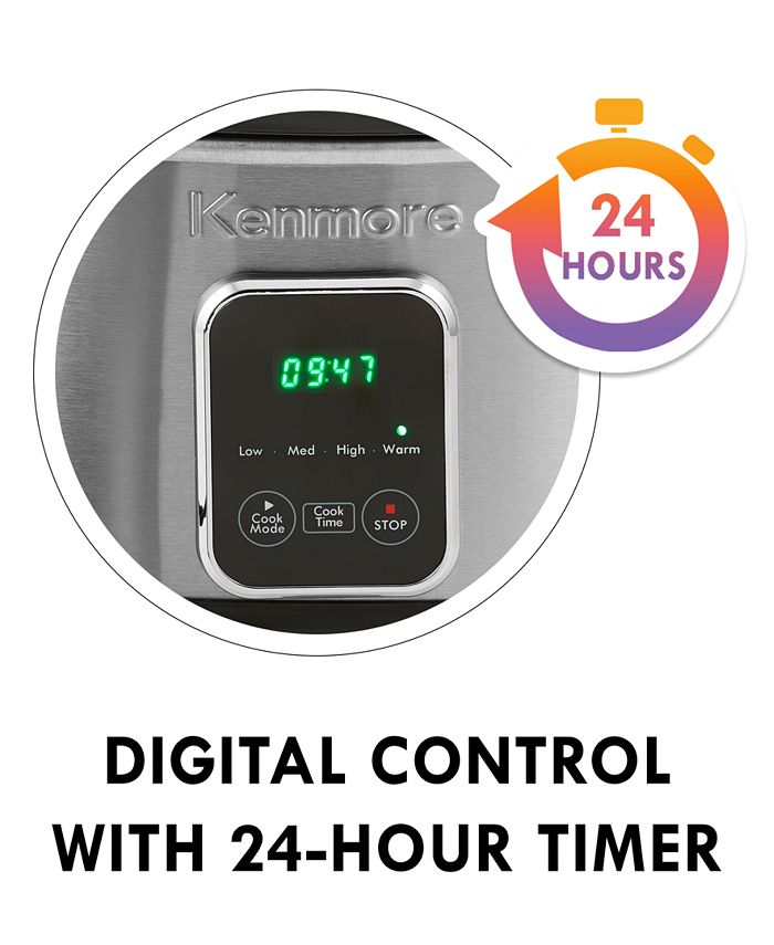 Kenmore 7Qt. Programmable Slow Cooker & Sauce Warmer Macy's
