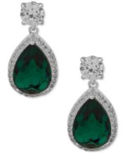 Macy's green earrings online