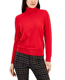 Women's Solid Buttoned-Cuff Stella Sweater