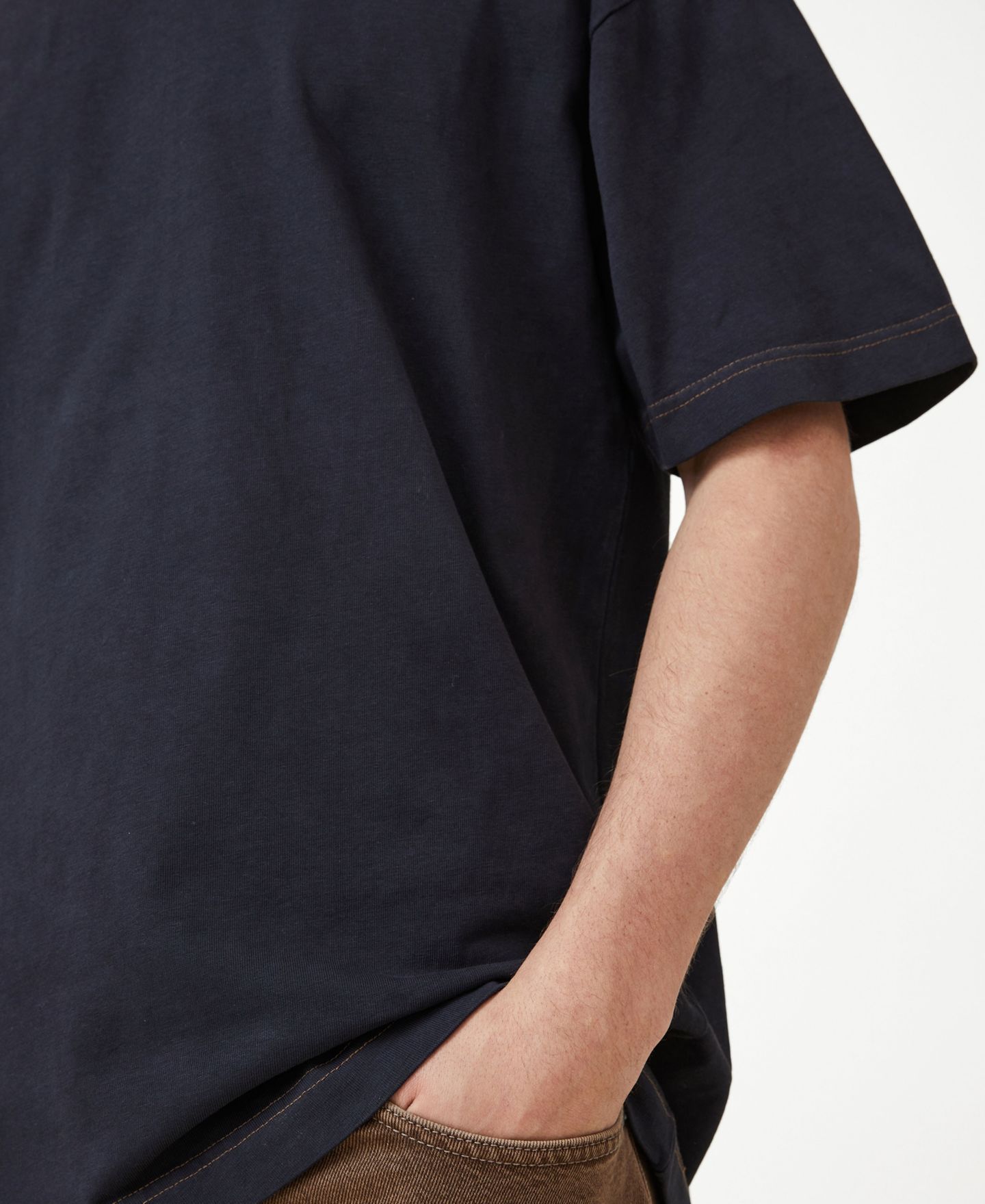 Мужская футболка Cotton On Heavy Weight, цвет: Чёрный — фото 3