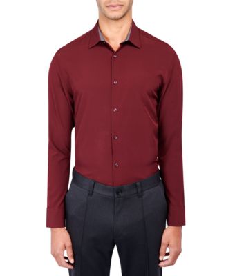 green emerald velvet dress Burgundy Dress Shirt | Mens Burgundy Muscle Fit Shirt