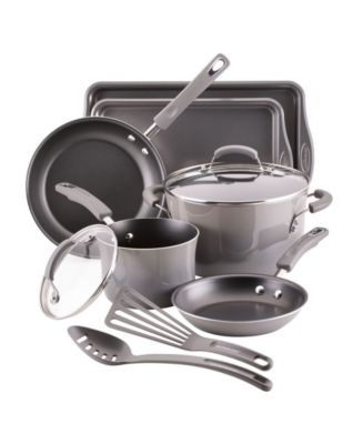 12800 Brights Nonstick Cookware Pots And Pans Set, 10 Piece