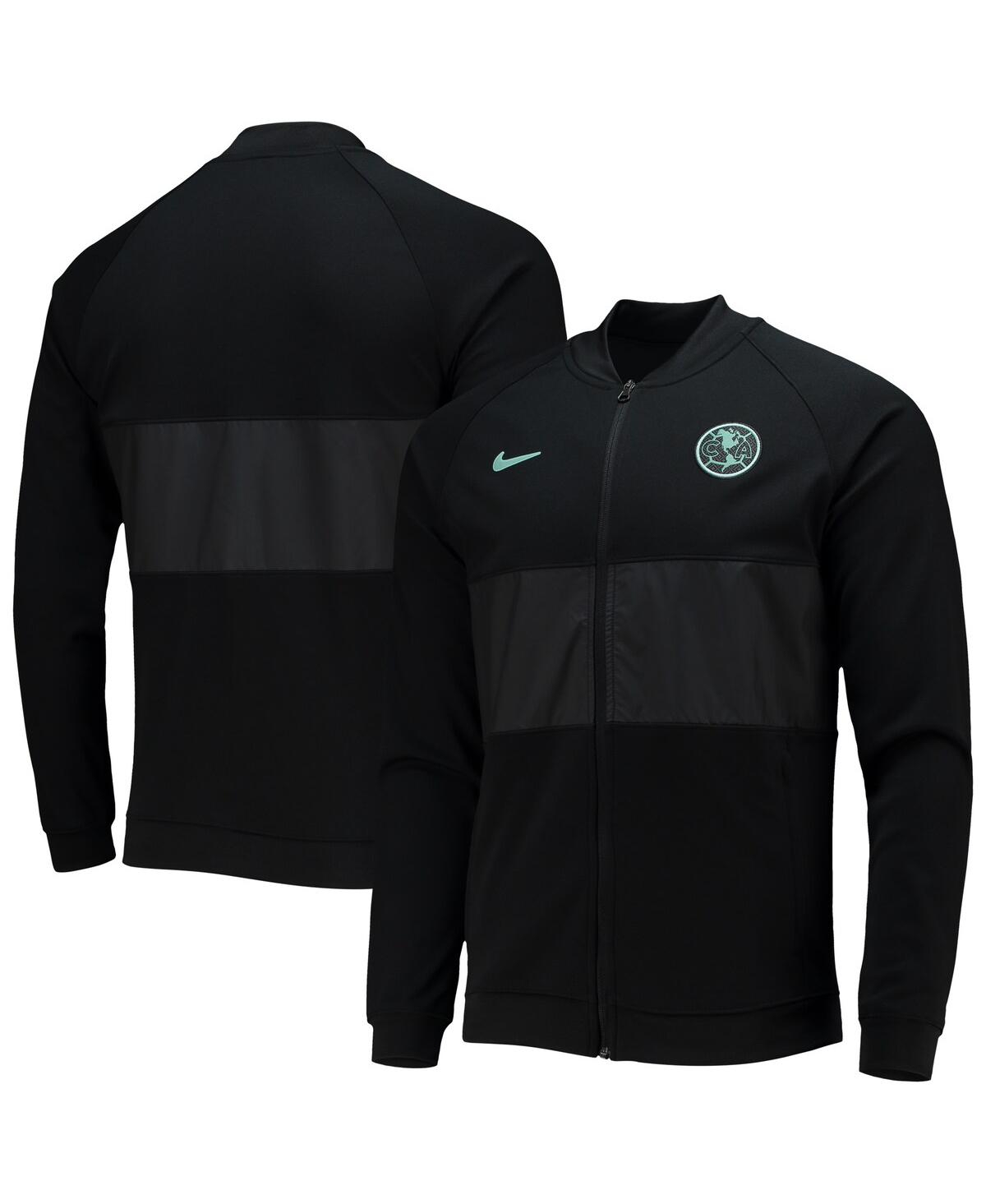 Men's Nike Black Club America I96 Woven Anthem Raglan Full-Zip Jacket