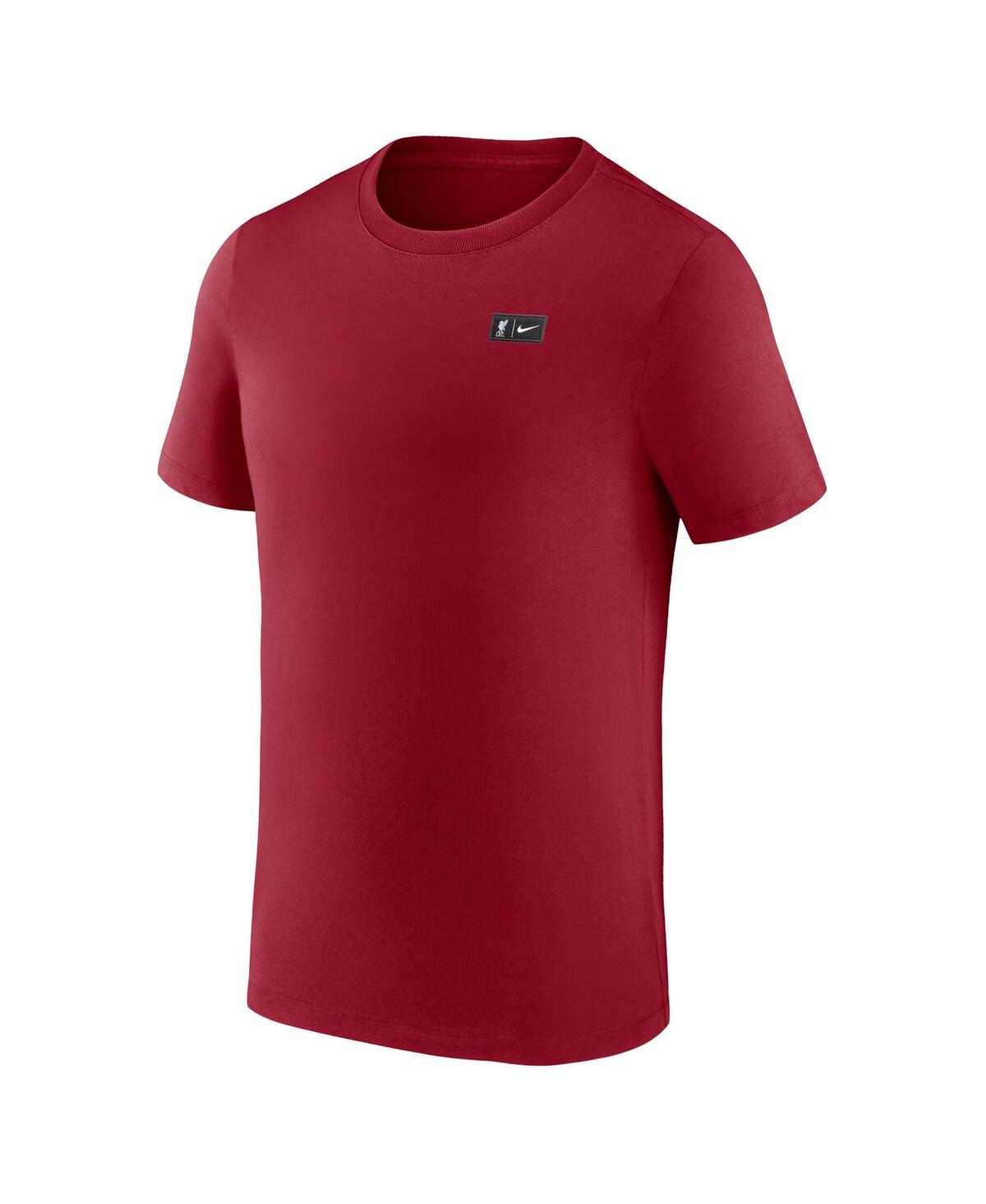 Shop Nike Men's  Red Liverpool Ignite T-shirt