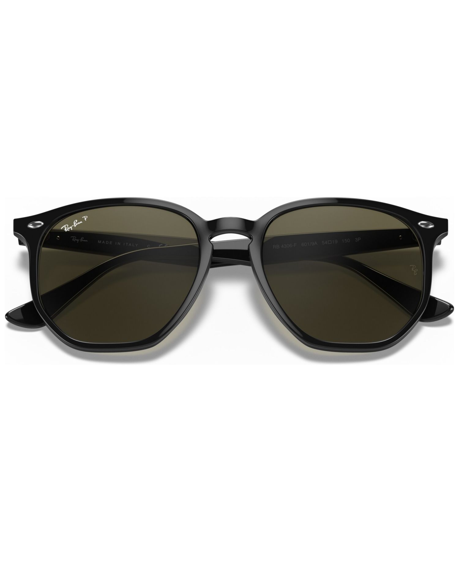 Unisex Polarized Low Bridge Fit Sunglasses, RB4306F 54