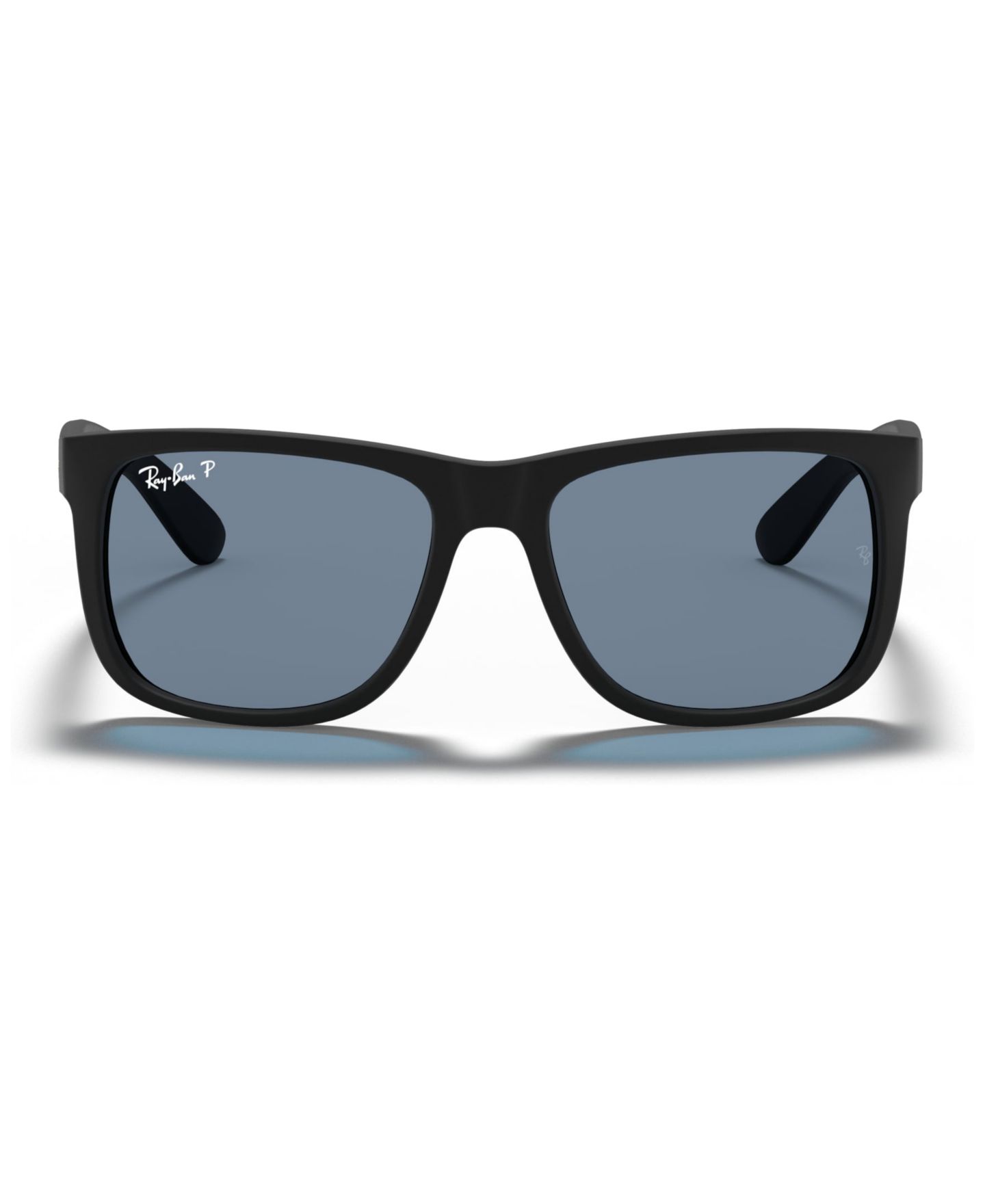 Солнцезащитные очки Ray-Ban Unisex Polarized Low Bridge Fit Sunglasses, Justin Classic, цвет: Чёрный — фото 6