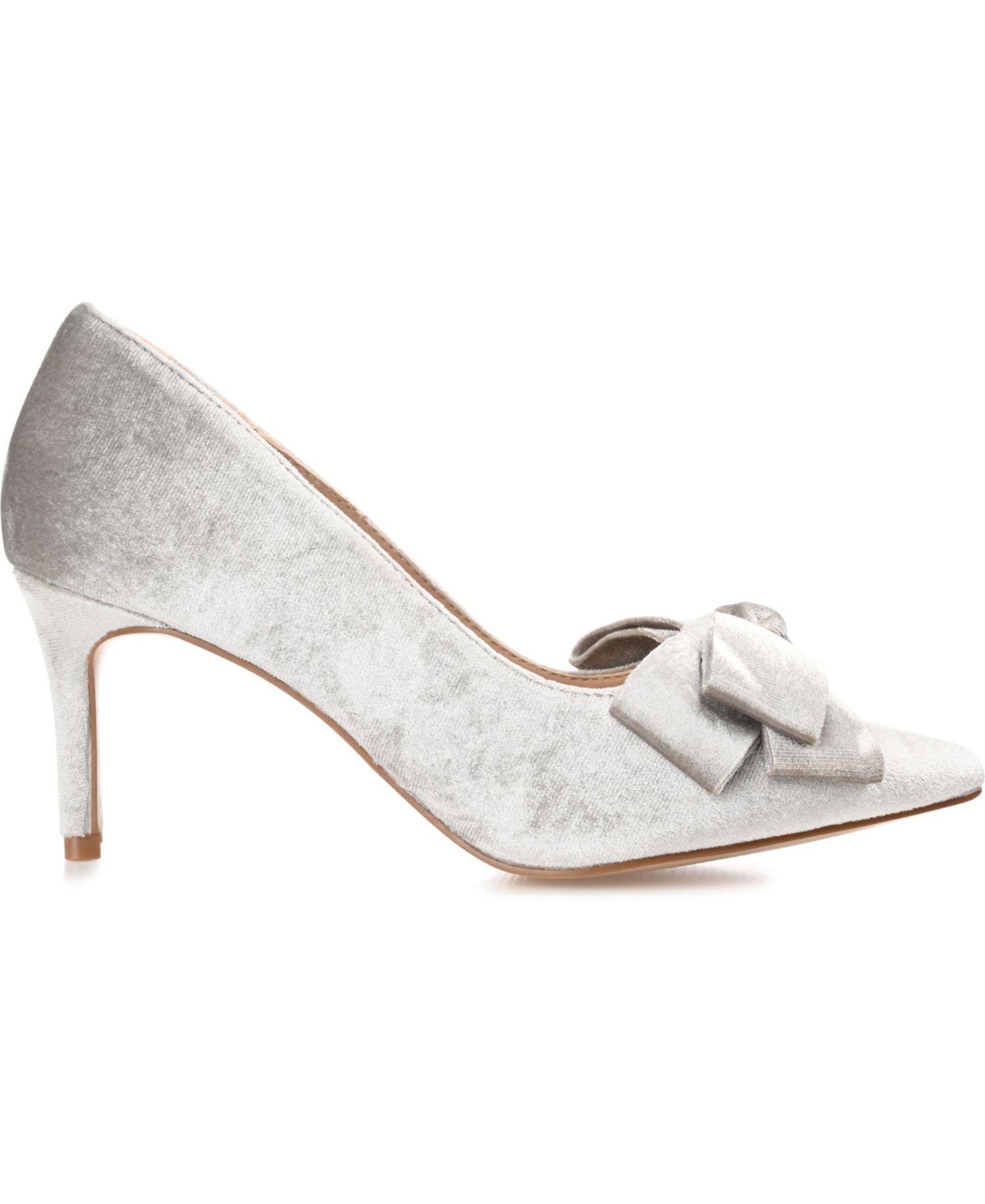 Women's Crystol Bow Pointed Toe Dress Pumps