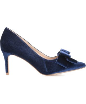 Women's Crystol Pointed Toe Bow Stiletto Pumps