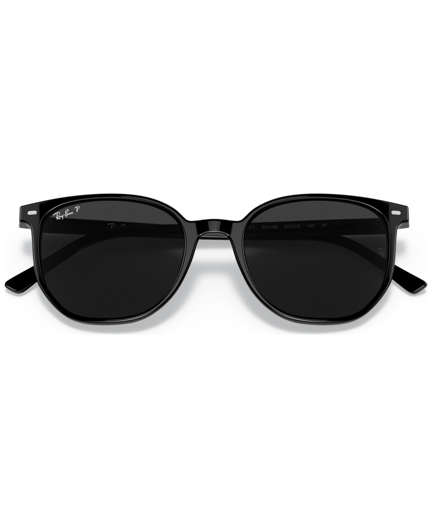Солнцезащитные очки Ray-Ban Unisex Polarized Sunglasses, RB2197 Elliot 52, цвет: Чёрный — фото 5