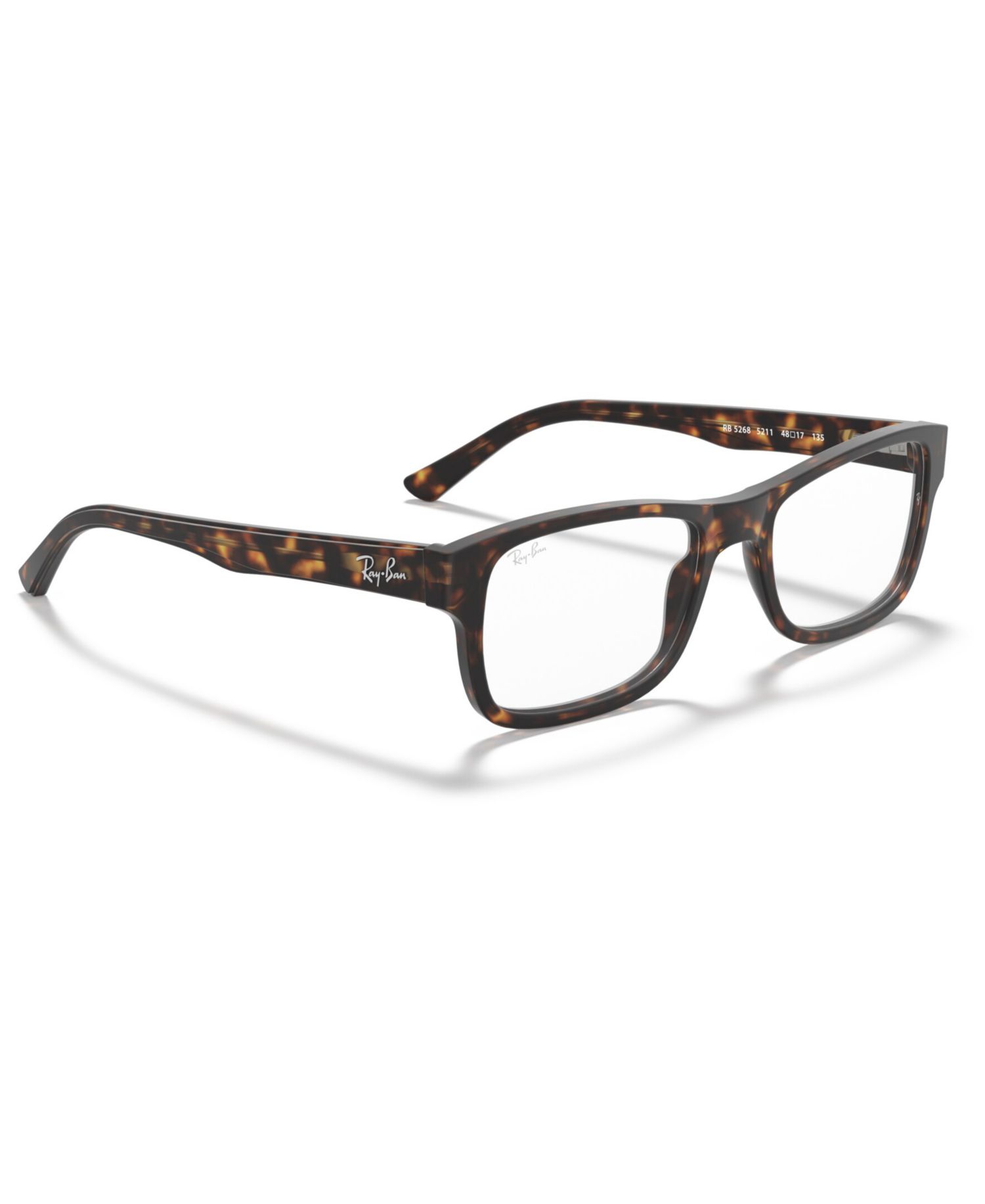Unisex Square Plastic RB5268 Optics Eyeglasses