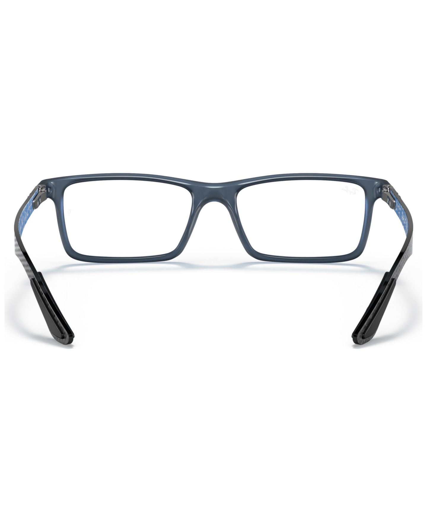 Очки Ray-Ban Unisex Square Plastic RB8901 Optics Eyeglasses, цвет: Синий — фото 5