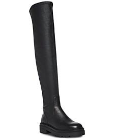 Women's Industry Over-The-Knee Lug-Sole Boots