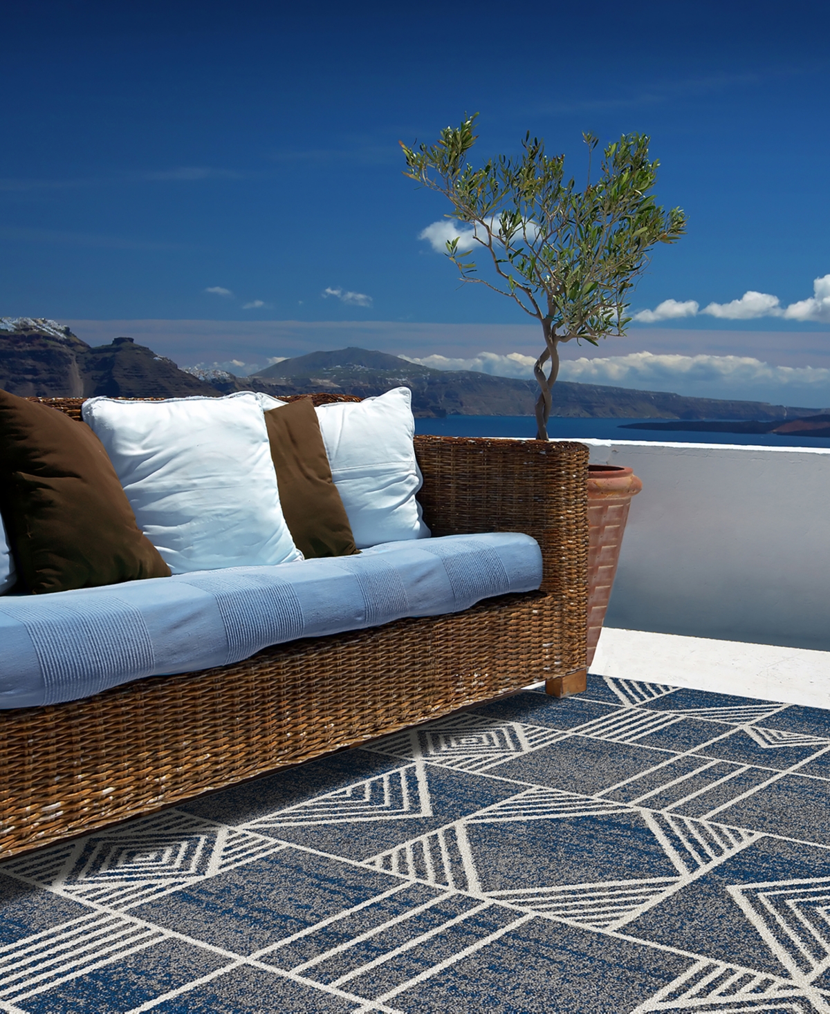 Kas Lucia 2774 6'7" x 9'6" Outdoor Area Rug