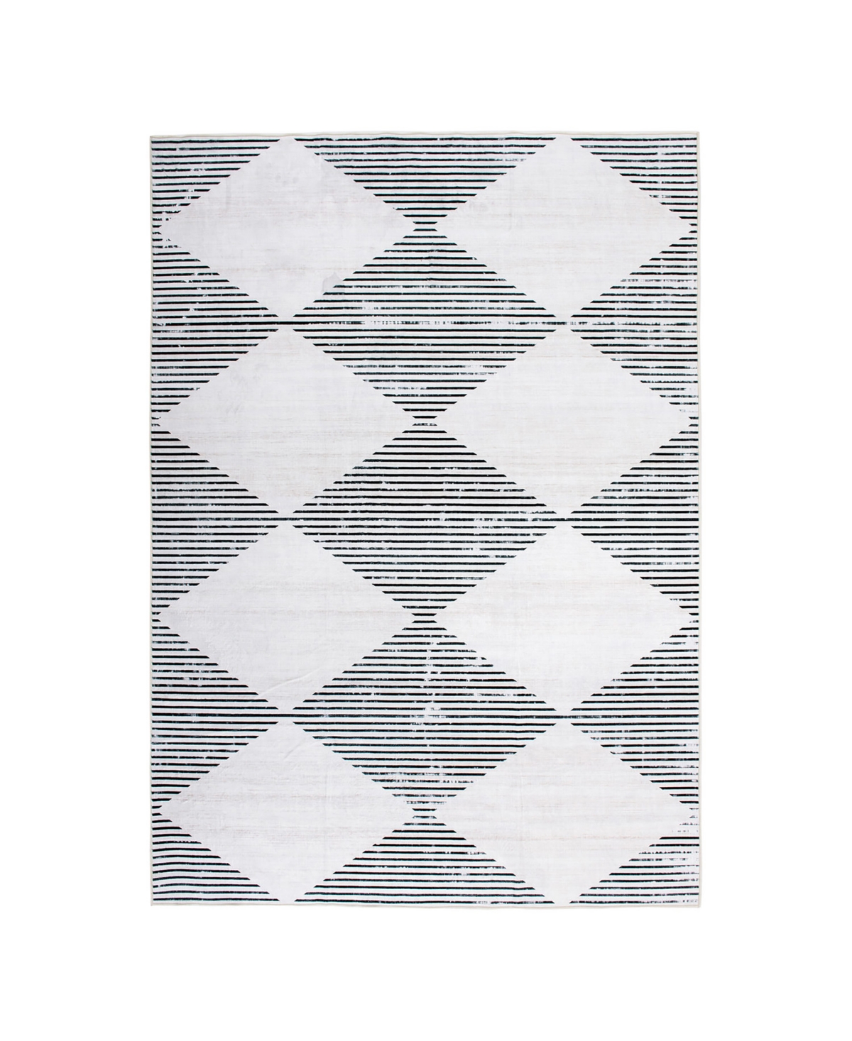 Main Street Rugs Craley 7016 7'10in x 10' Area Rug - Gray
