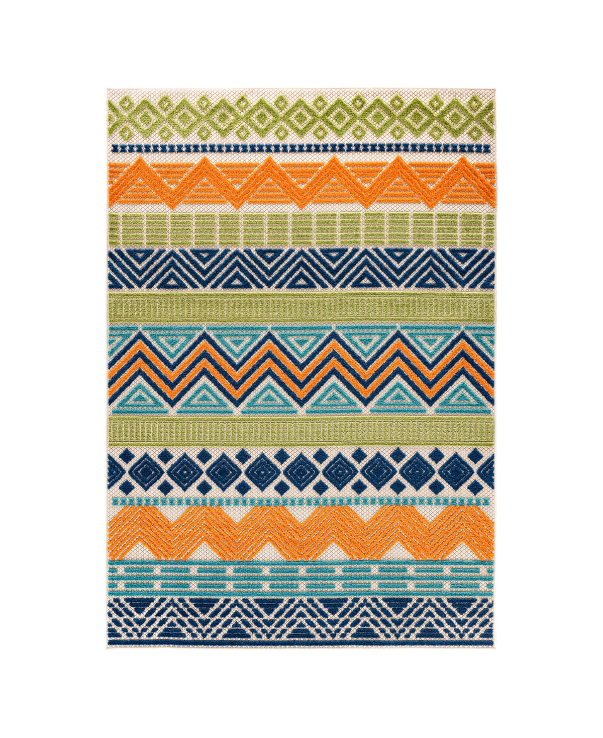 Main Street Rugs Dodds 5559 7'10in x 10' Outdoor Area Rug - Multi