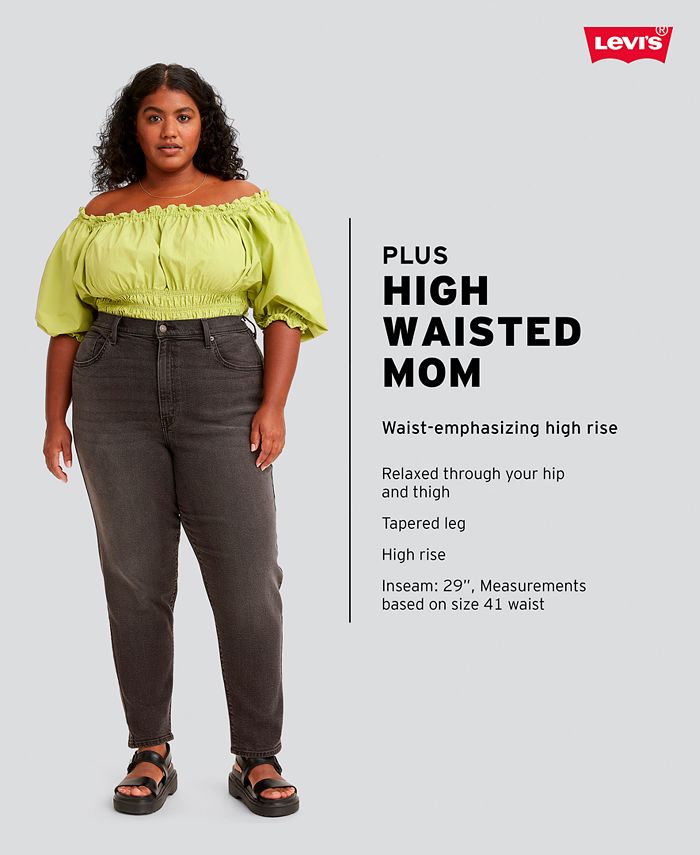 Plus-Size Levi's® High-Waisted Mom Jean Shorts