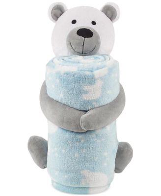 JLA Home - Polar Bear Throw & Friend Set