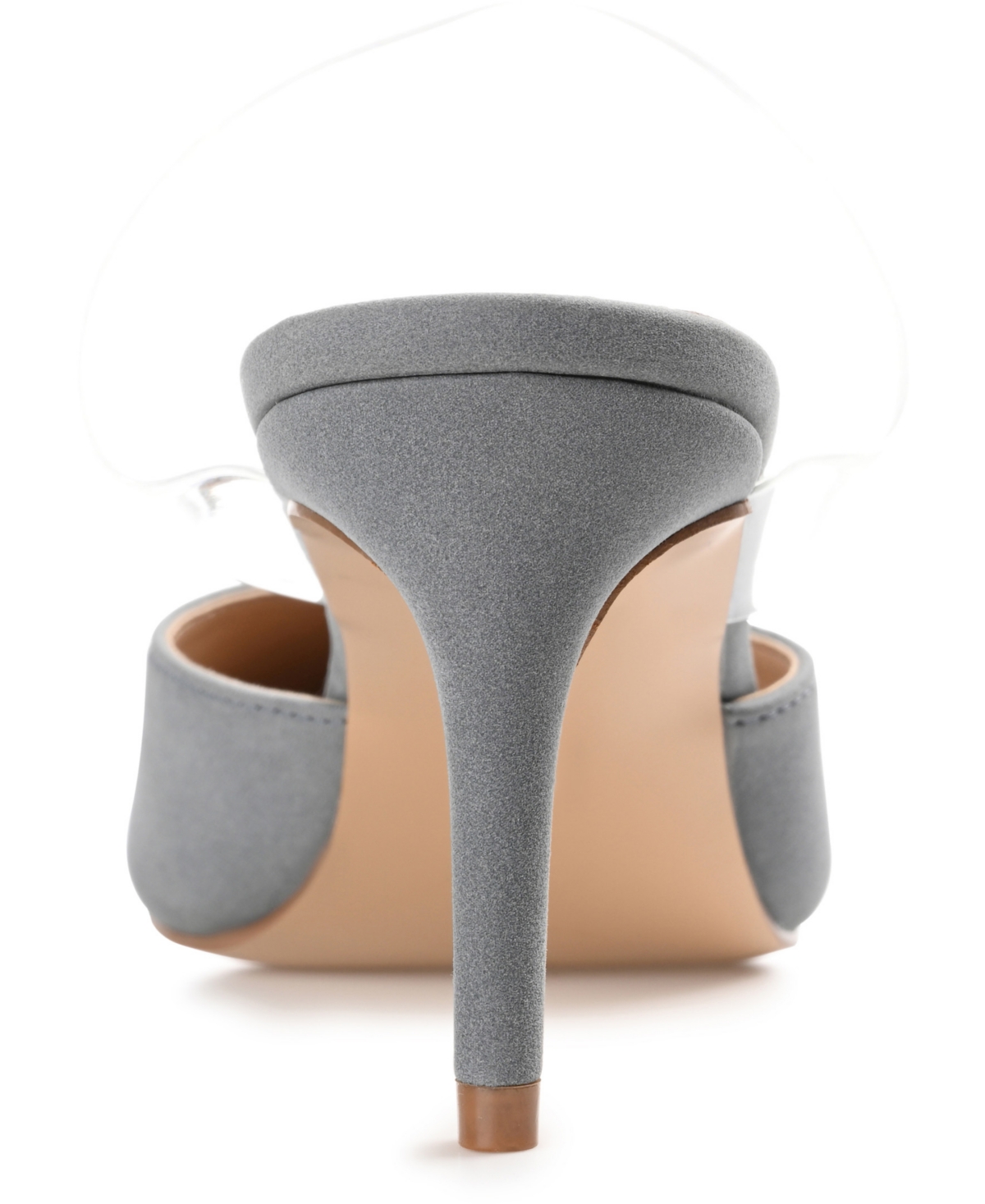 Journee Collection Women's Ollie Lucite Strap Heels