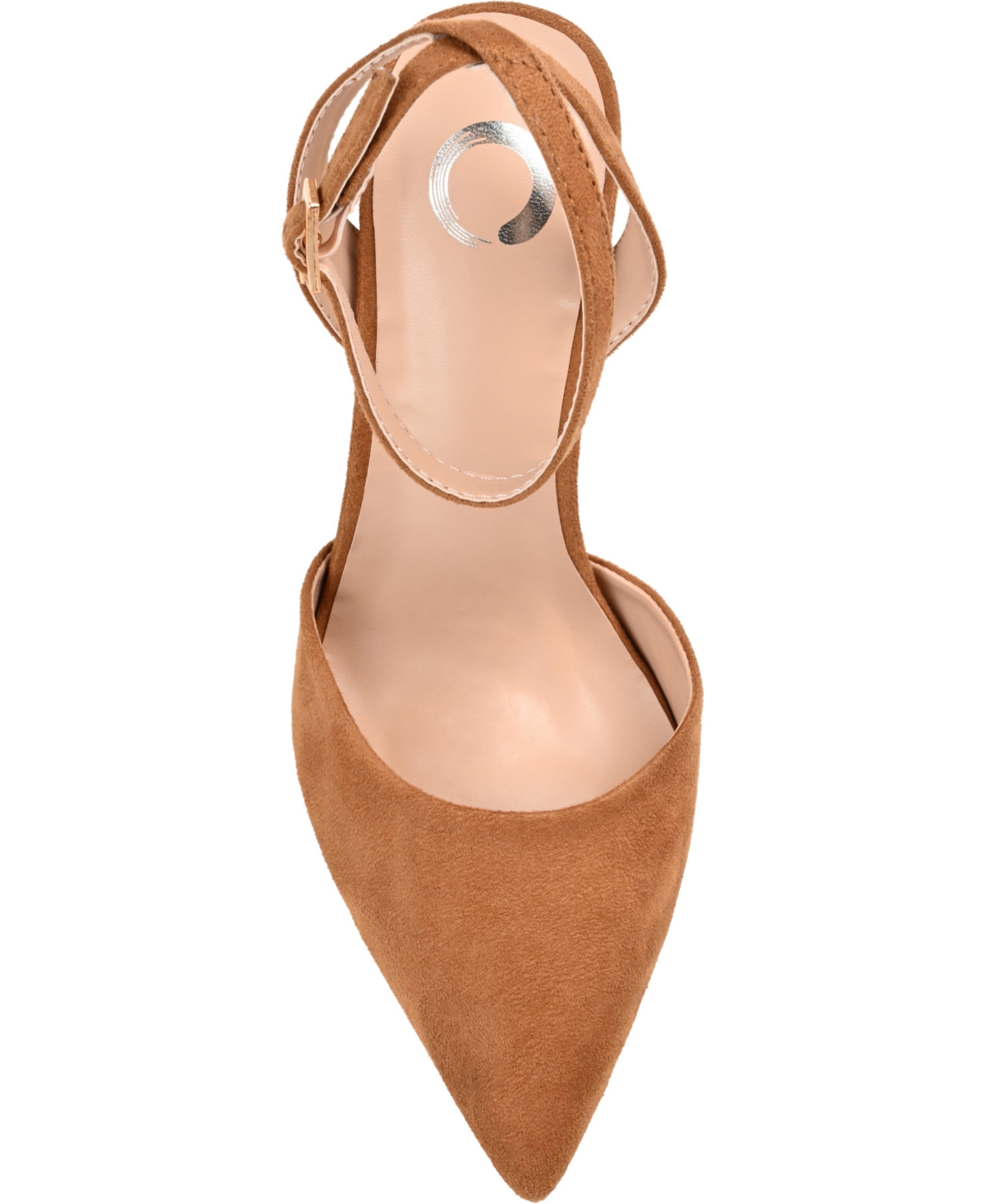 Shop Journee Collection Women's Tyyra Ankle Strap Block Heel Pumps In Cognac