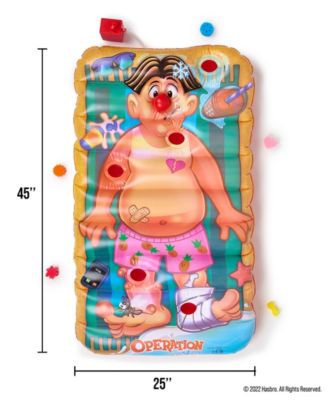 Hasbro Operation Splash Game by WowWee  Backyard Sprinkler Mat Kids Game with 5 Foam Elements  Ages 4 And Up