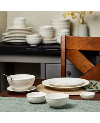 Tabletops Unlimited Inspiration by Denmark Amelia 42 Pc. Dinnerware Set, Service for 6, Exclusively at Macy’s