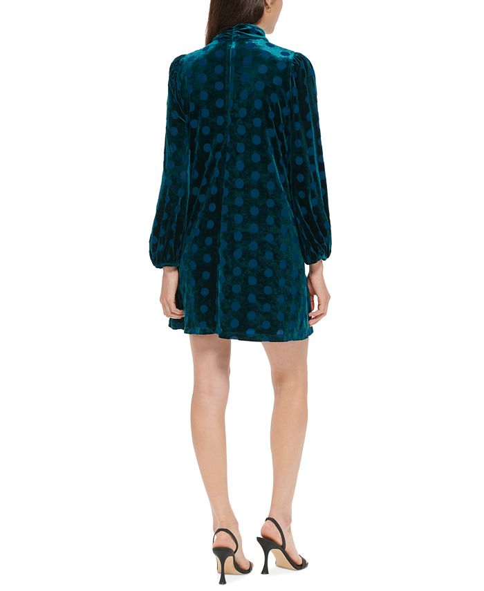 Calvin Klein Burnout Velvet Shift Dress & Reviews - Dresses - Women ...