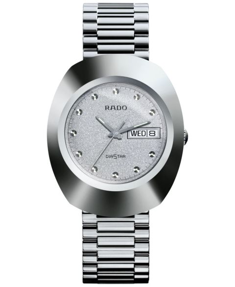 Мужские часы Rado Original Silver-Tone Stainless Steel Bracelet Watch 35mm