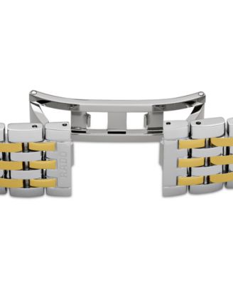 Florence Men's Black Stainless Steel Bracelet Watch 38mm