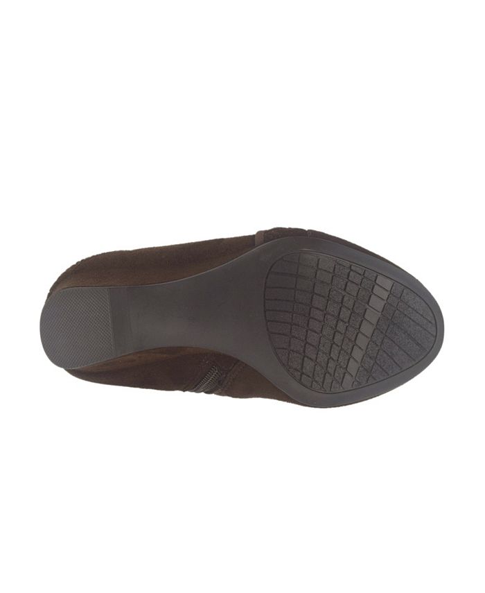 Impo Women's Glamia Stretch Wedge Ankle Booties - Macy's