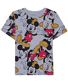 Little Boys Disney Mickey Mouse Short Sleeves Graphic T-shirt