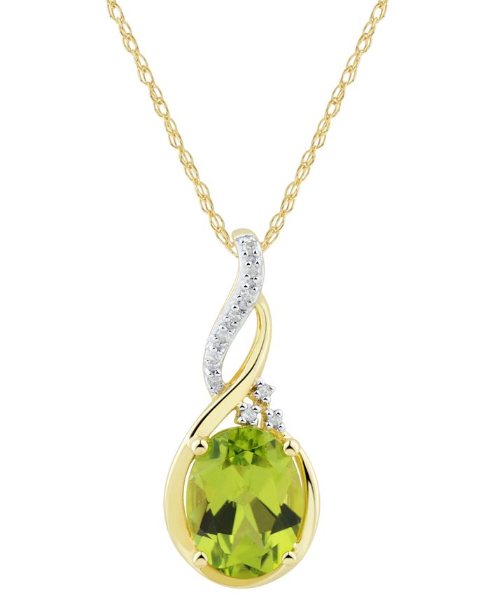 Macys deals peridot jewelry