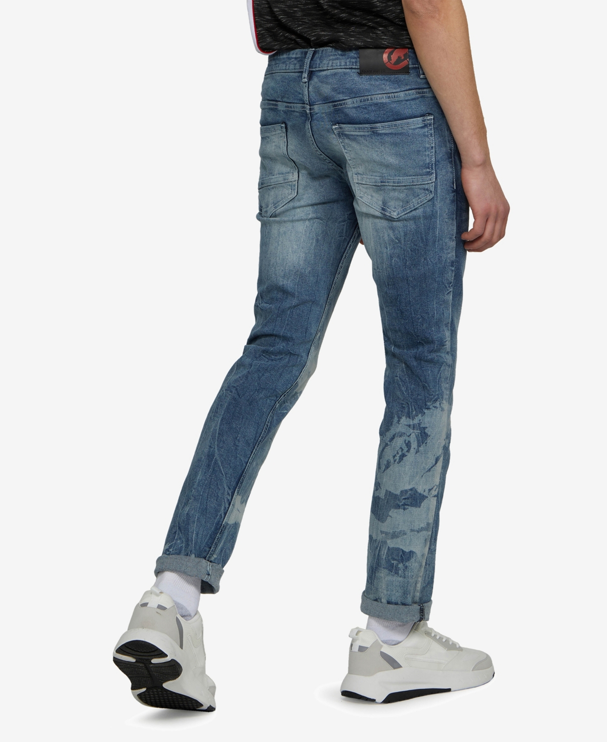 Ecko Unltd Men's Skinny Fit Rhino Wrap Stretch Jeans