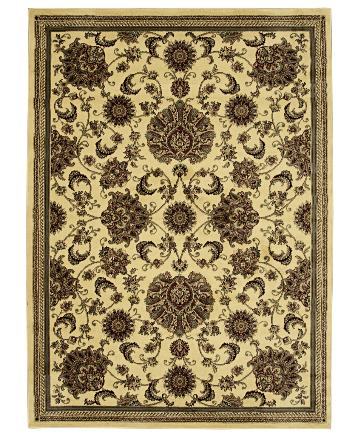 Closeout! Km Home Umbria 450 7'9in x 11' Area Rug - Ivory