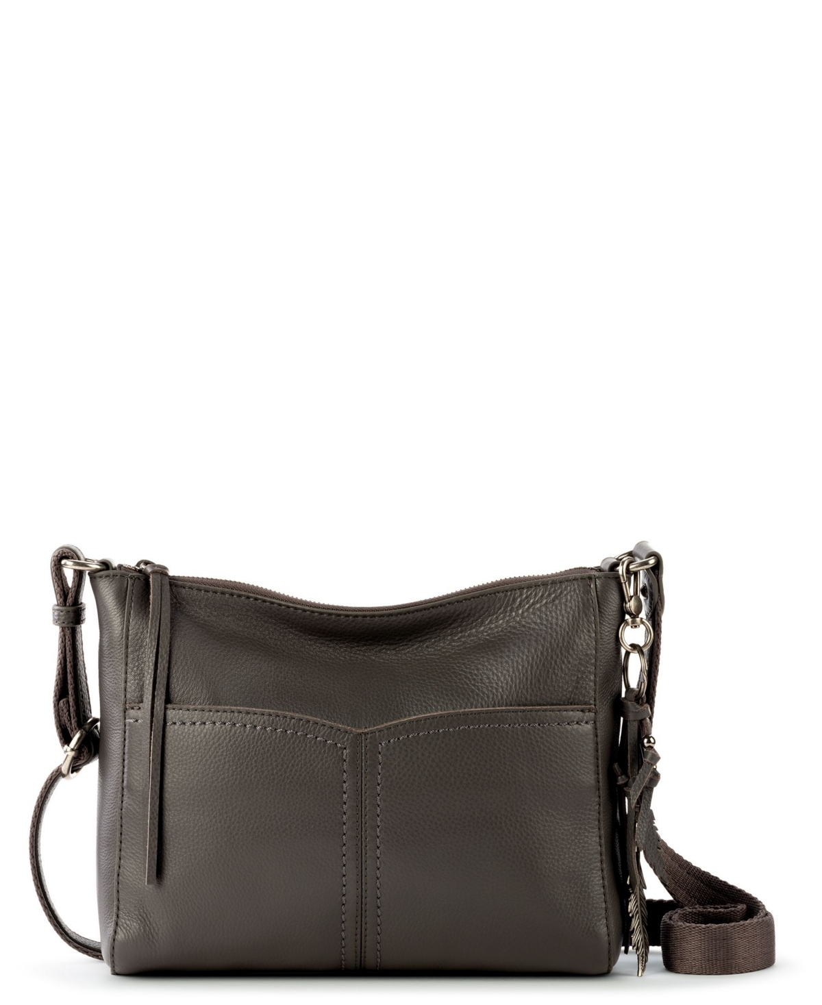 Women's Alameda Leather Crossbody - Slate