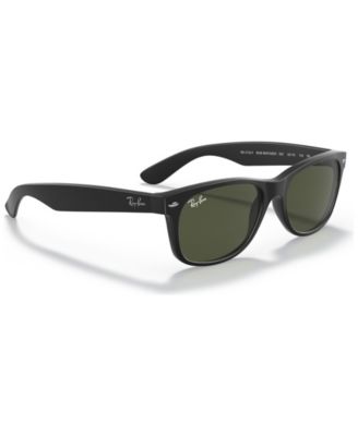 Unisex Low Bridge Fit Sunglasses, RB2132F NEW WAYFARER MATTE 55