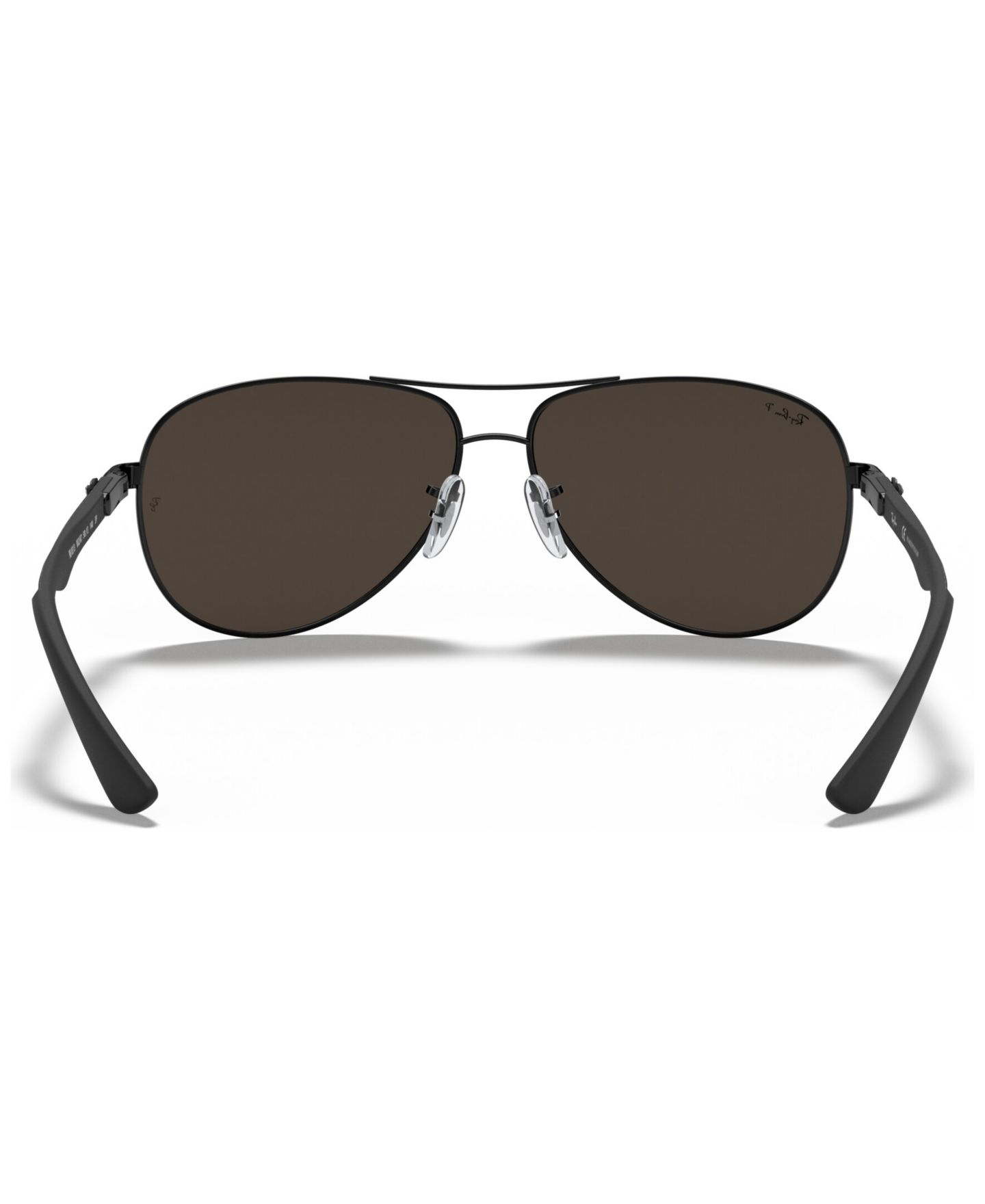 Женские солнцезащитные очки Ray-Ban Polarized Sunglasses, RB8313, цвет: Чёрный / Серый — фото 4