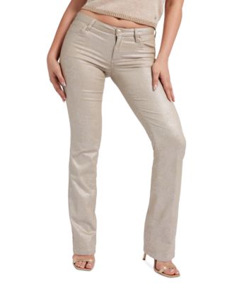 GUESS Women's Printed Bootcut Jeans - Macy's