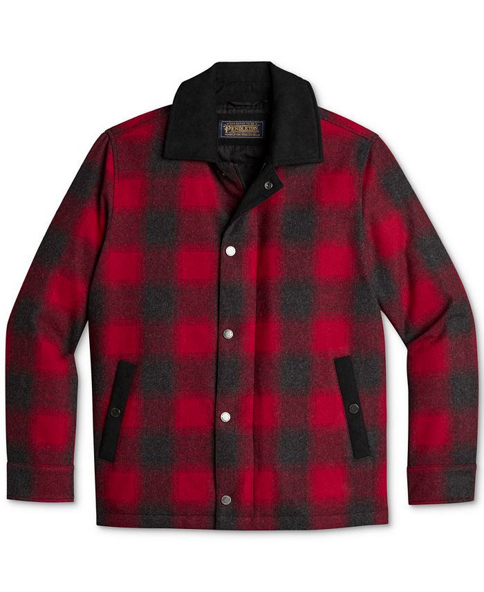 Pendleton buffalo top plaid coat
